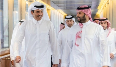 HH the Amir Saudi Crown Prince and King Abdullah Hold Tripartite Meeting on Regional Security